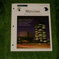 München / Bayerns Wirtschaftszentrum - Infokarte