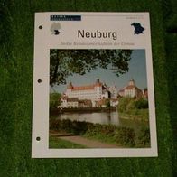 Neuburg / Stolze Renaissancestadt an der Donau - Infokarte