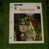 Rothenburg / Lebendiges Mittelalter - Infokarte