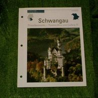 Schwangau / Neuschwanstein - Traumschloss von Ludwig II. - Infokarte