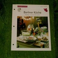 Berliner Küche / Deftige Gaumenfreuden - Infokarte