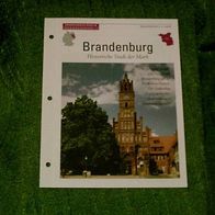 Brandenburg / Historische Stadt der Mark - Infokarte