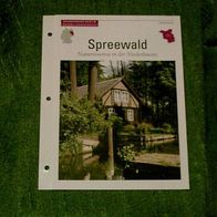 Spreewald / Naturreservat in der Niederlausitz - Infokarte