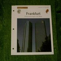 Frankfurt / Finanzmetropole am Main - Infokarte