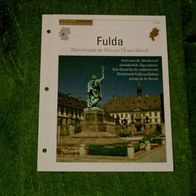 Fulda / Barockstadt im Herzen Deutschlands - Infokarte