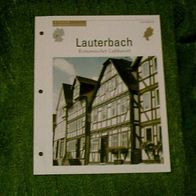 Lauterbach / Romantischer Luftkurort - Infokarte