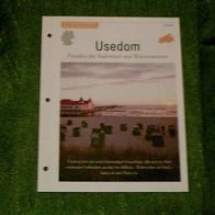 Usedom / Paradies für Badenixen und Wassermänner - Infokarte