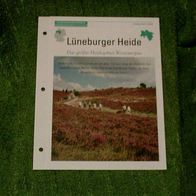 Lüneburger Heide / Das größte Heidegebiet Westeuropas - Infokarte