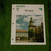 Rinteln / Malerisch und vielfältig - Infokarte