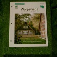 Worpswede / Künstlerdorf am Teufelsmoor - Infokarte