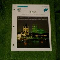 Köln / Kultur- und Kunstmetropole am Rhein - Infokarte