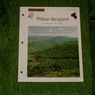 Pfälzer Bergland / Im Westen der Pfalz - Infokarte