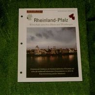 Rheinland-Pfalz / Wirtschaft zwischen Rhein und Weinbergen - Infokarte