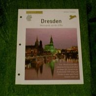 Dresden / Metropole an der Elbe - Infokarte