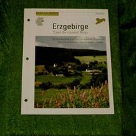 Erzgebirge / Land der eisernen Berge - Infokarte