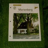 Marienberg / Alte Bergbaustadt im Erzgebirge - Infokarte