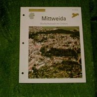 Mittweida / Hochschulstadt im Grünen - Infokarte