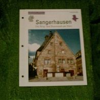 Sangerhausen / Die Berg- und Rosenstadt am Harz - Infokarte