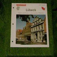 Lübeck / Kunst und Kultur in historischen Häusern - Infokarte