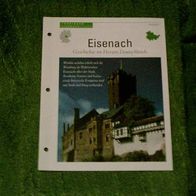 Eisenach / Geschichte im Herzen Deutschlands - Infokarte