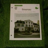 Ilmenau / "Anmutig Tal, du immergrüner Hain" - Infokarte