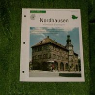 Nordhausen / Kornstadt Thüringens - Infokarte