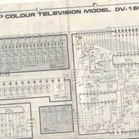 Schaltplan für Sharp Color Typ DV-1600 G