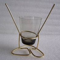 Kleine Glasvase oder Salzstangenhalter- 50ger & 60ger Jahre