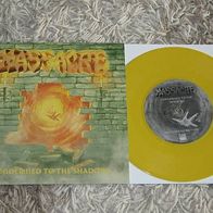 Massacre- Condemned to the Shadows/ 7" YELLOW Vinyl Single Ltd 250 BEYOND