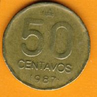Argentinien 50 Centavos 1987