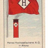 Massary Reedereiflaggen Hansa - Hochseefischerei Altona Nr 318