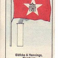 Massary Reedereiflaggen Gläfcke & Hennings Hamburg Nr 365