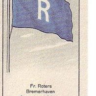Massary Reedereiflaggen Fr. Roters Bremerhaven Nr 399