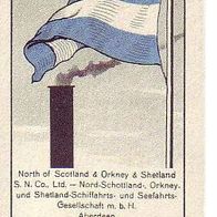Massary Reedereiflaggen North of Scotland & Orkney & shetland Aberdeen Nr 23