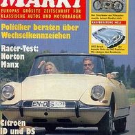 Oldtimer Markt 894, Citroen DS, DKW, Norton, MGA, Harley, Buick