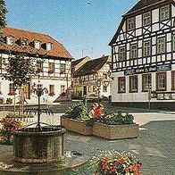 36129 Gersfeld in der Rhön Marktplatz mit Brunnen