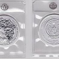 Silber 1 oz. Ruanda 50 Francs 2012 Nashorn