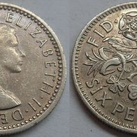Großbritannien 6 Pence 1955 ## Li8