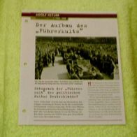 Der Aufbau des "Führerkults" - Infokarte über