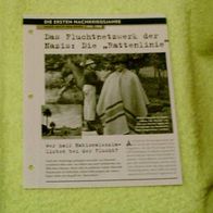 Das Fluchtnetzwerk der Nazis: Die "Rattenlinie" - Infokarte über