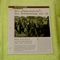 Der "Röhm-Putsch": Die Entmachtung der SA - Infokarte über