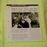 Papst Pius XII. und das Schweigen des Vatikans - Infokarte über