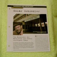 Oskar Schindler - Infokarte über