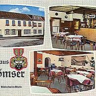 65385 Rüdesheim - Aulhausen Gasthaus Brömser 1971