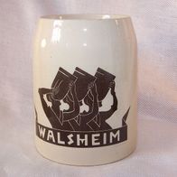 Villeroy & Boch Mettlach / Saar Basin Keramik Krug - " Walsheim " von 1933