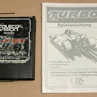 CBS ColecoVision Turbo mit Spielanleitung - 1983