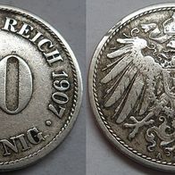 Deutsches Reich 10 Pfennig 1907 (A) ## DE-A8