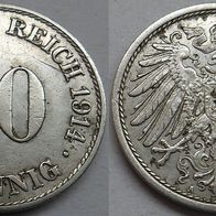 Deutsches Reich 10 Pfennig 1914 (A) ## DE-B1