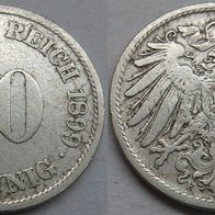 Deutsches Reich 10 Pfennig 1899 (F) ## DE-B4