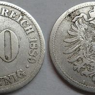 Deutsches Reich 10 Pfennig 1889 (A) ## DE-B11